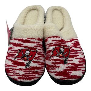Women's FOCO Tampa Bay Buccaneers NFL Slippers Slip On House Shoes Size XL 11/12